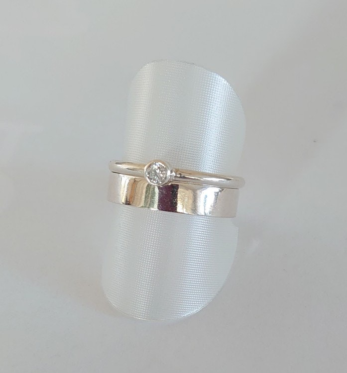 Ring Mixa 2 med cubik zirkonia