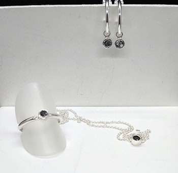 Örhängen Rå diamant