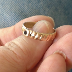Omarbetning guldring