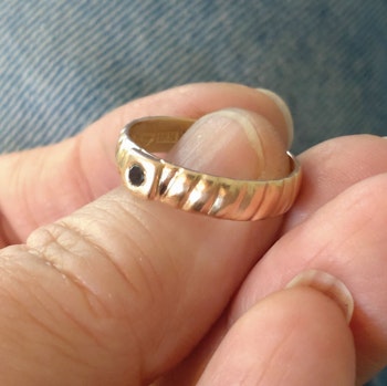 Omarbetning guldring