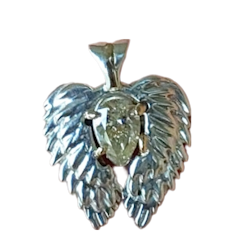 Änglavingar med diamant