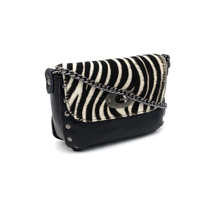 Style Urbanized Firenze Zebra Print Handbag