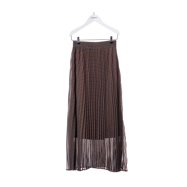 Brown pleated skirt from JcSophie