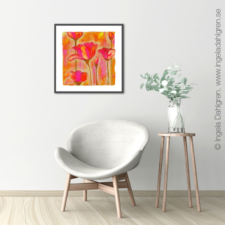 Ingela Dahlgren Happily Art Print