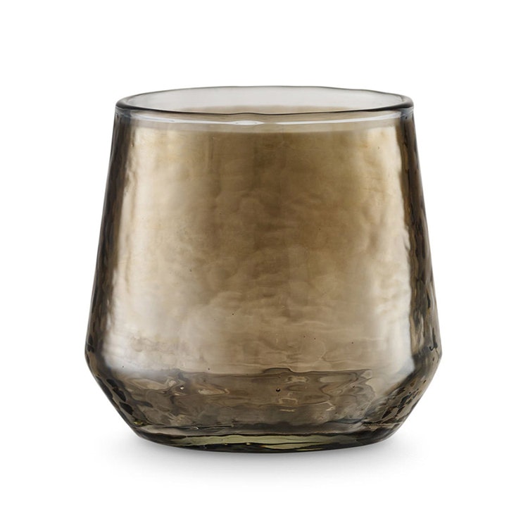 Luster tealight holder brown