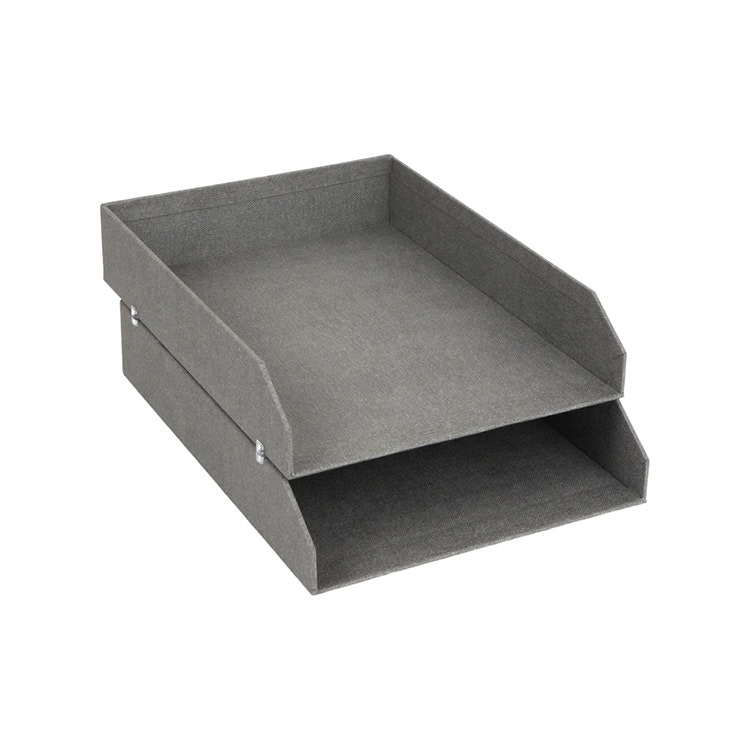 Bigso Box of Sweden Håkan Letter Trays Grey