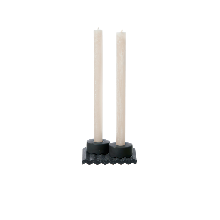 Lübech Living Wave Candle Holder 2pcs