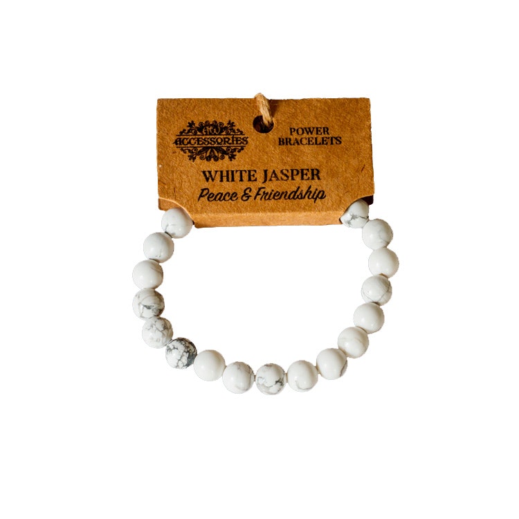 Power Bracelet White Jasper