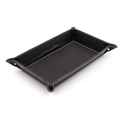Firenze Leather Tray Large Black