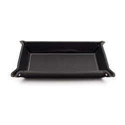 Firenze Leather Tray Large Black