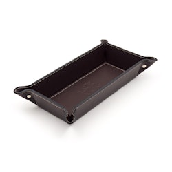 Firenze Leather Tray Small Brown
