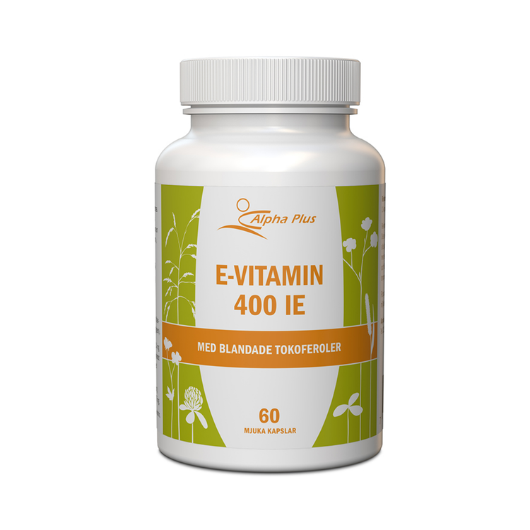 Alpha Plus E-vitamin 400IE, 90 tabletter