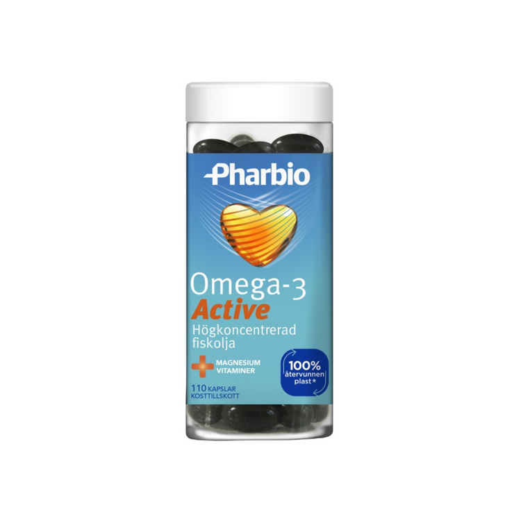 Pharbio Omega-3 Active, 110 kapslar
