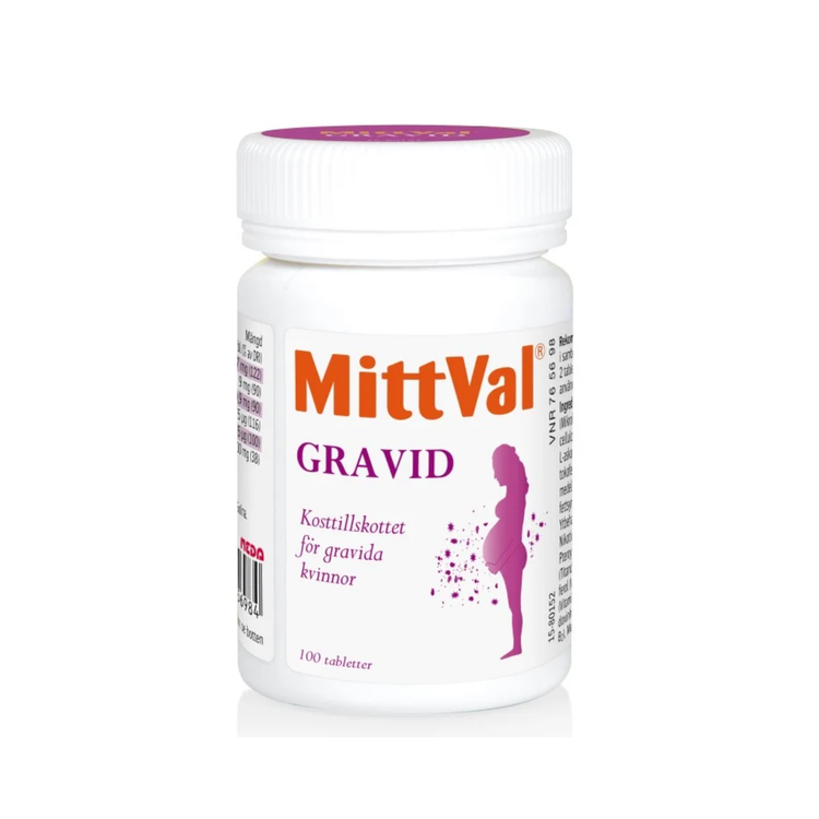 MittVal Gravid 100 tabletter