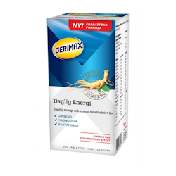 Gerimax Daglig Energi, 200 tabletter