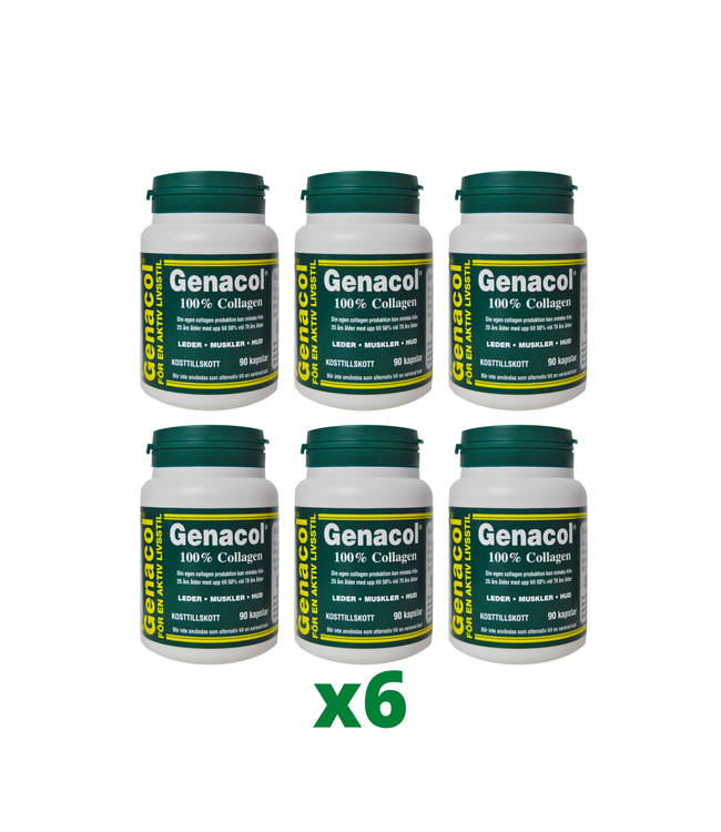6 x Genacol Collagen, 90 tabletter