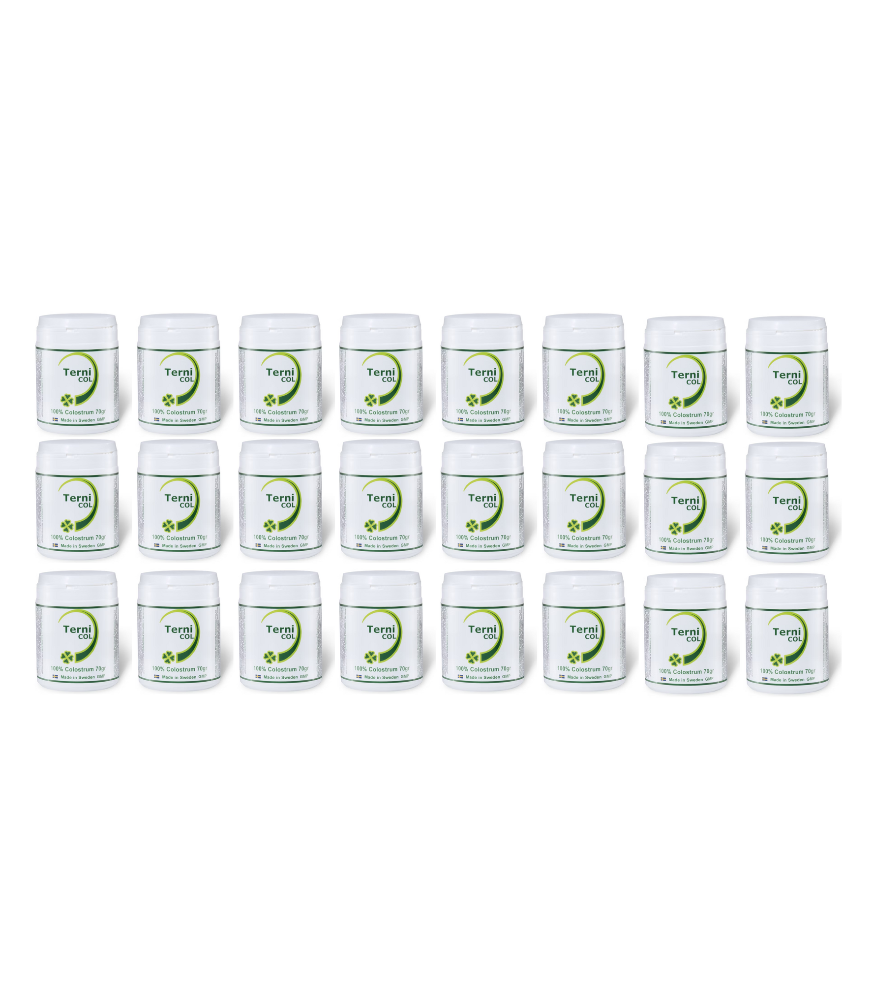24-Pack TerniCOL 100% Colostrum Pulver, 70g