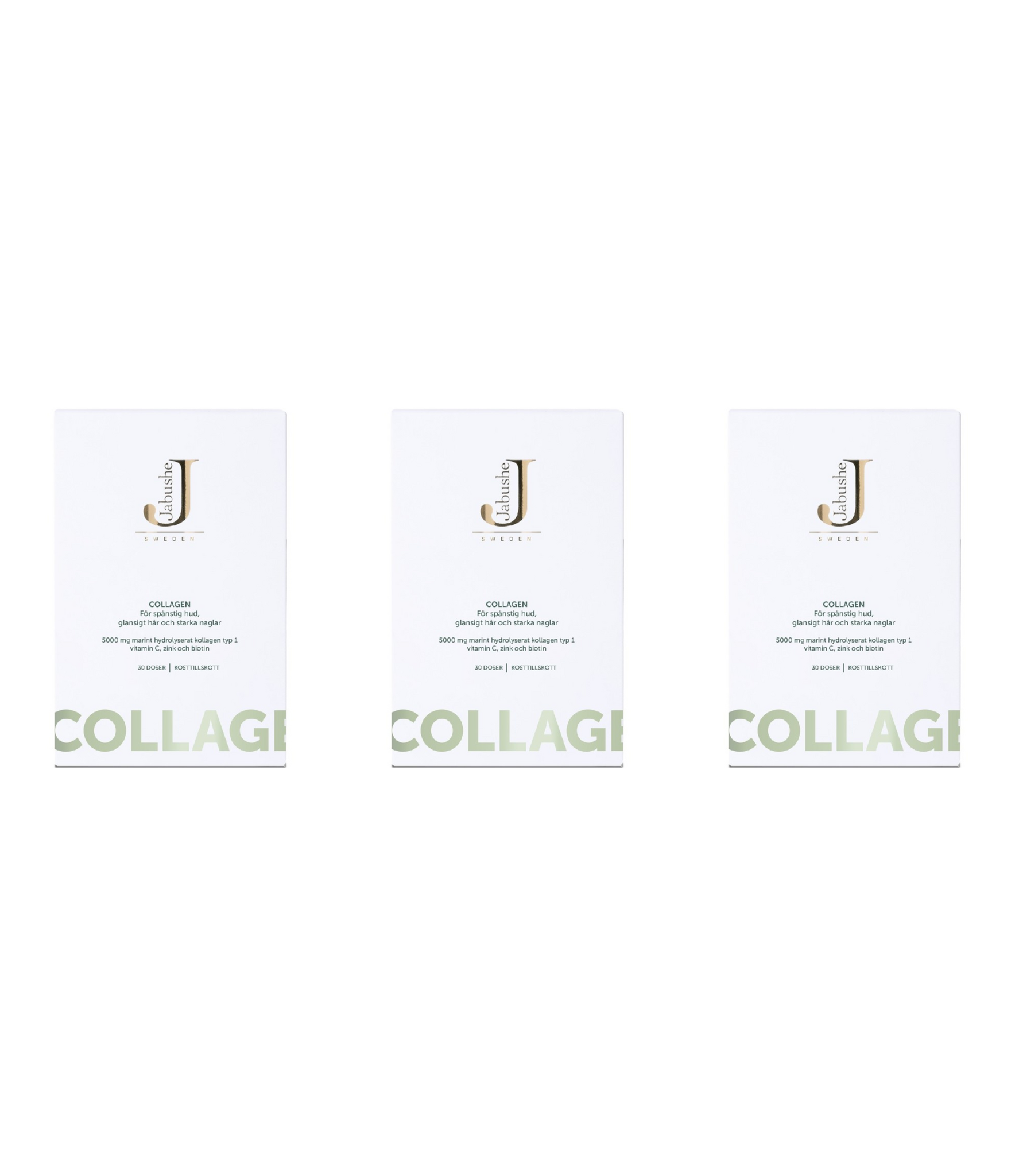 3 x Jabushe Collagen 30 st