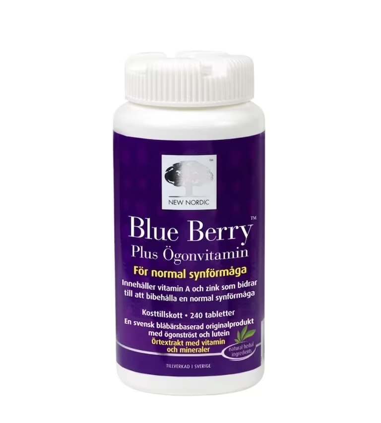 Blue Berry Plus Ögonvitamin, 240 tabletter