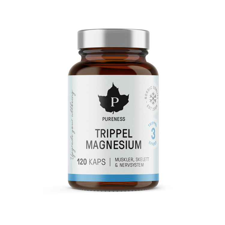 Pureness Trippel Magnesium, 120 kapslar