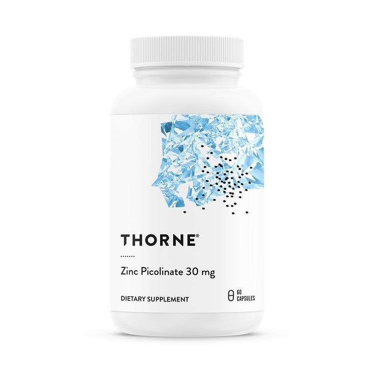 Thorne Zinc Picolinate Double Strength 30 mg, 60 kapslar