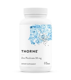 Thorne Zinc Picolinate Double Strength 30 mg, 60 kapslar