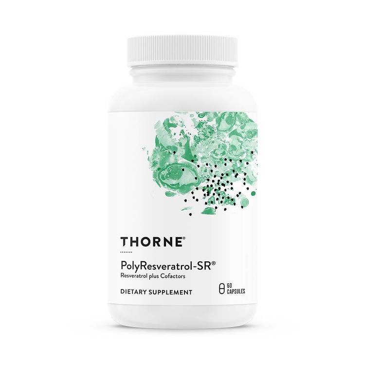 Thorne Poly-Resveratrol-SR, 60 kapslar