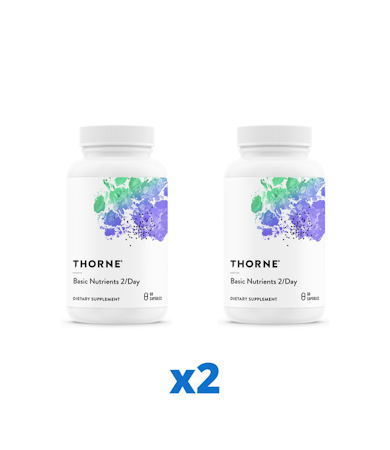 Thorne Basic Nutrients 2/Day, 60 kapslar