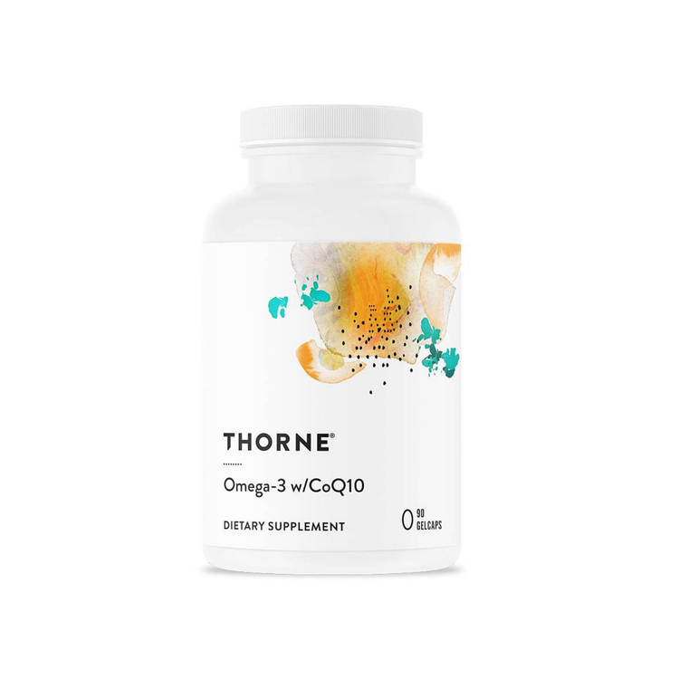 Thorne Omega-3 med CoQ10 , 90 kapslar