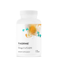 Thorne Omega-3 med CoQ10 , 90 kapslar