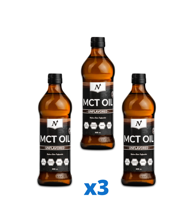 3 x Nyttoteket MCT Oil, 500ml