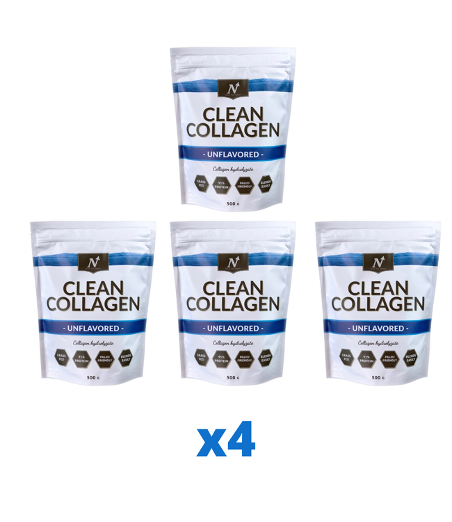 4 x Nyttoteket Clean Collagen, 500g