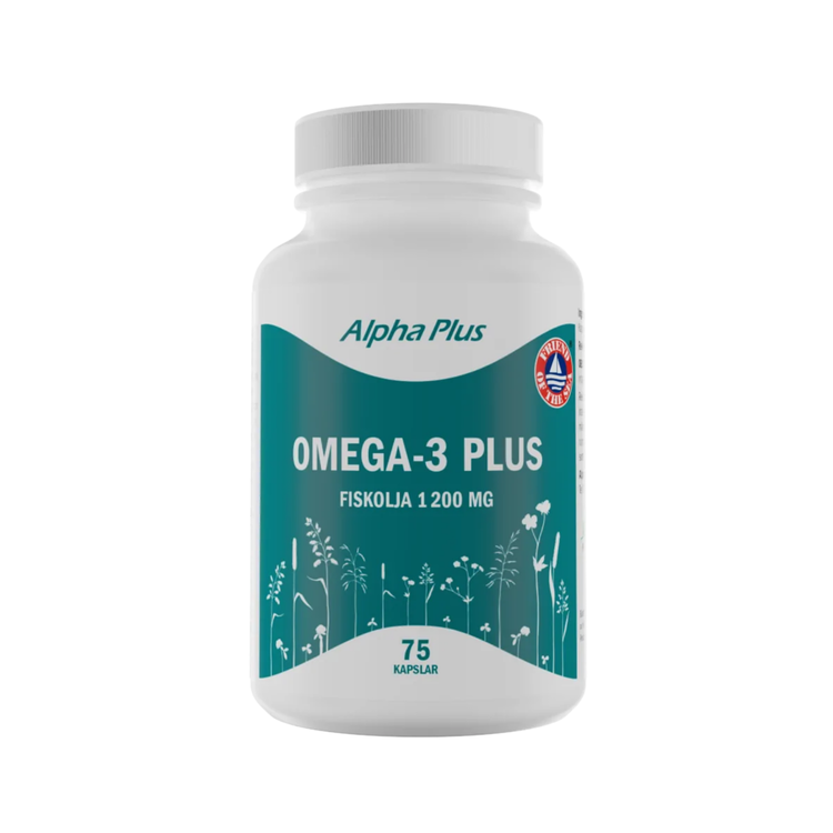 Alpha Plus Omega-3 Plus, 75 kapslar