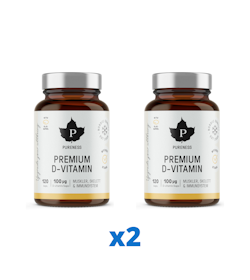 Pureness Premium D-Vitamin, 120 kapslar