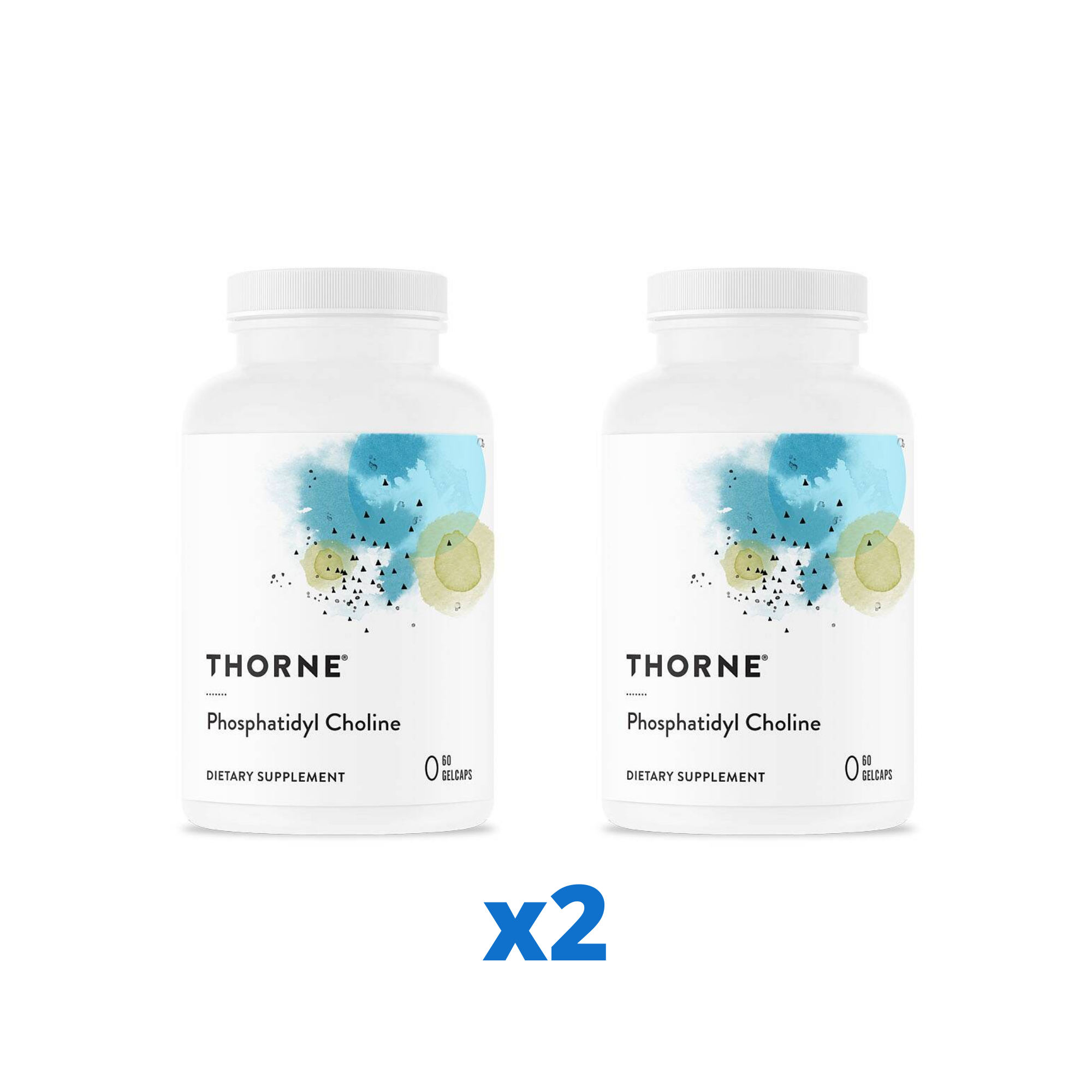 2 x Thorne Phosphatidyl Choline, 60 kapslar