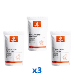 3 x Upgrit Kollagenprotein, 500 g