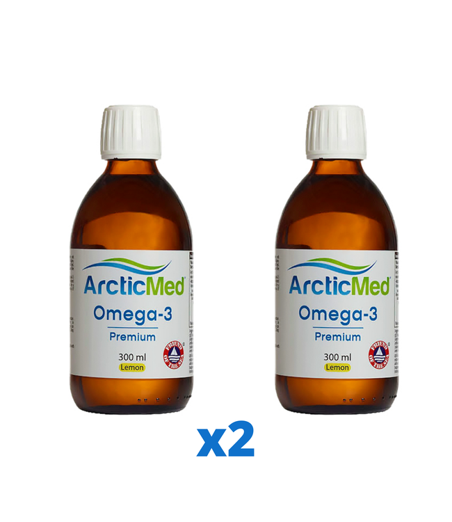 2 x ArcticMed Omega-3 Premium, 300ml