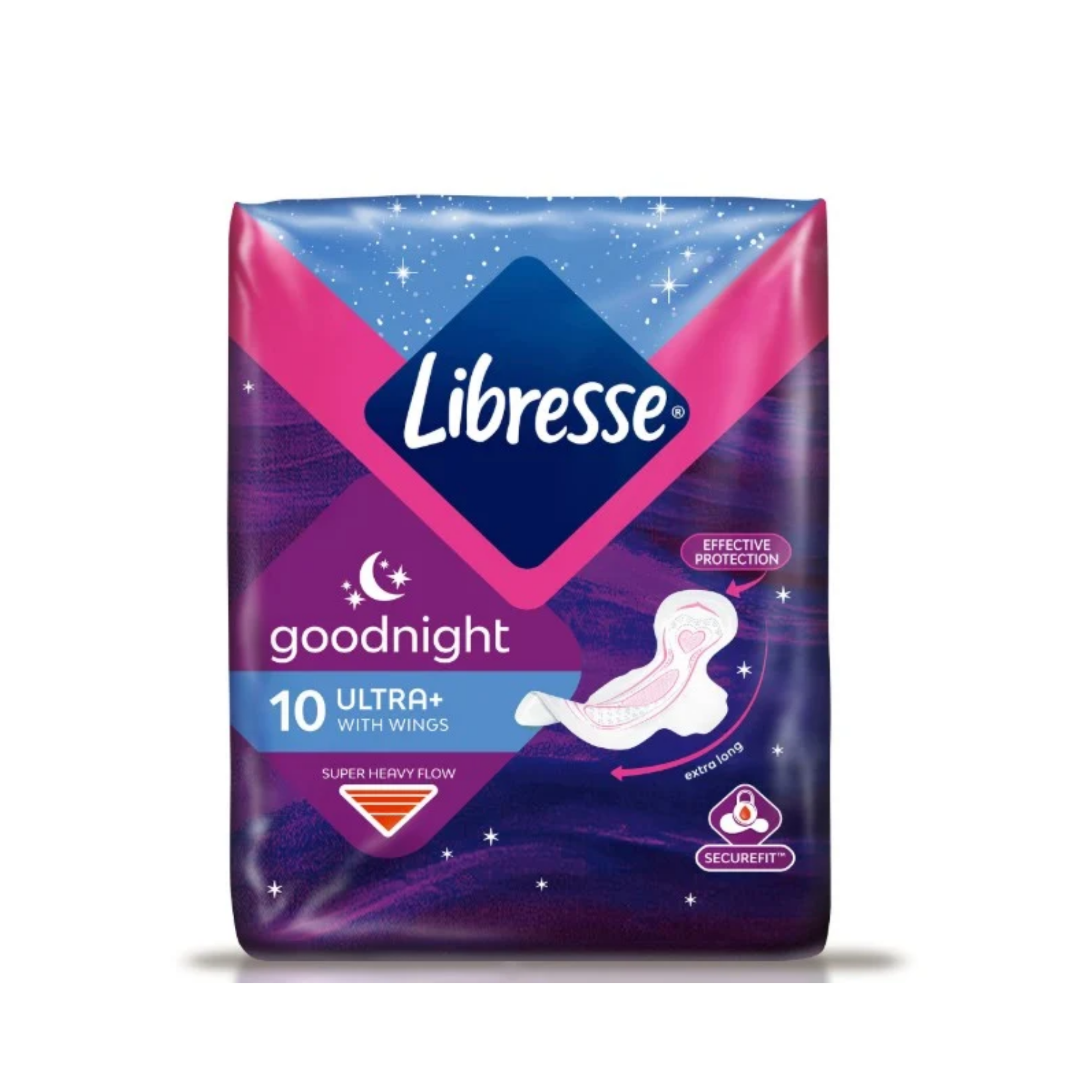 Libresse Goodnight Ultra Thin Wing 10 st