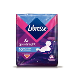 Libresse Goodnight Ultra Thin Wing 10 st