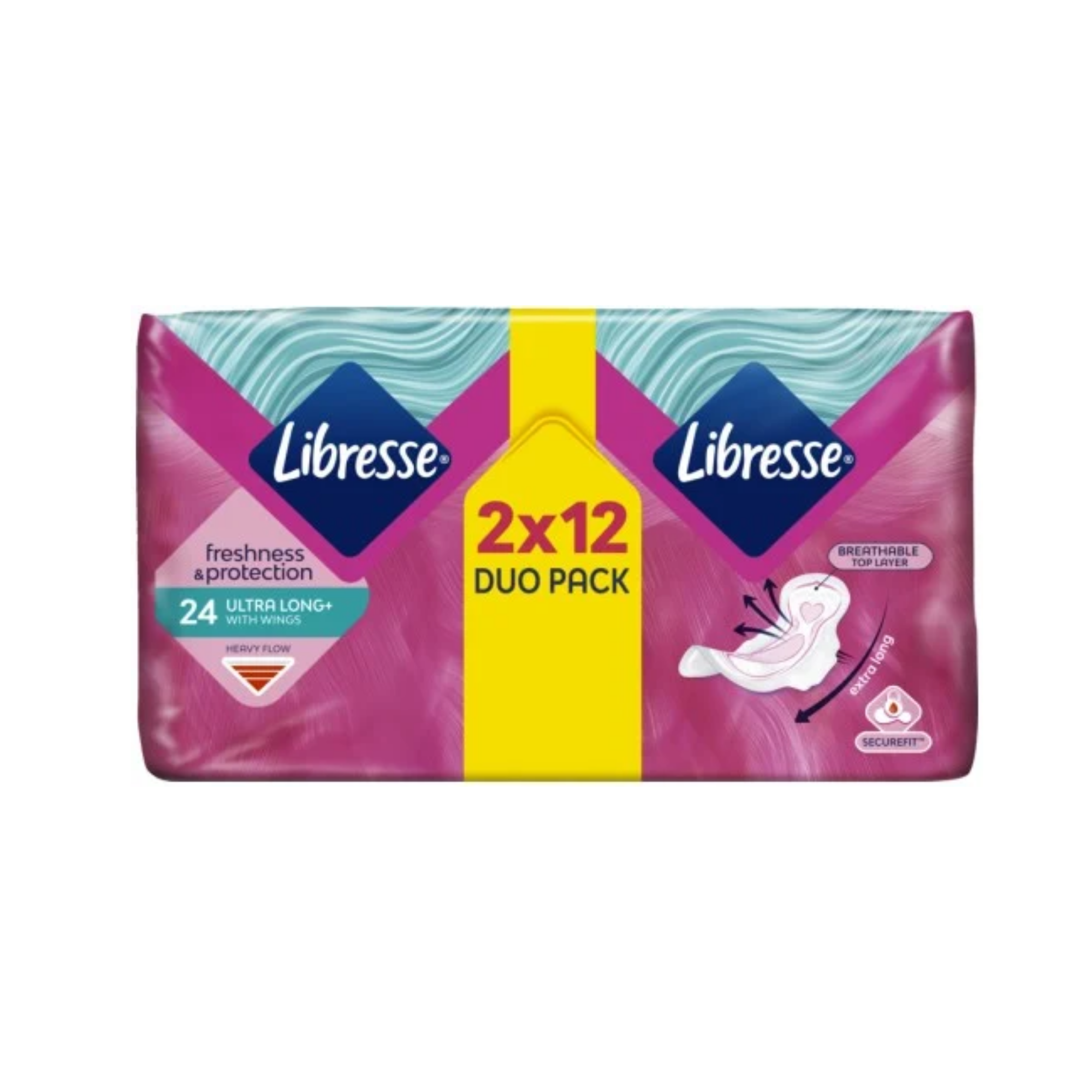Libresse Ultra Thin Long Wing duopack 24 st