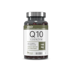 Elexir Coenzyme Q10 100mg, 60 kapslar