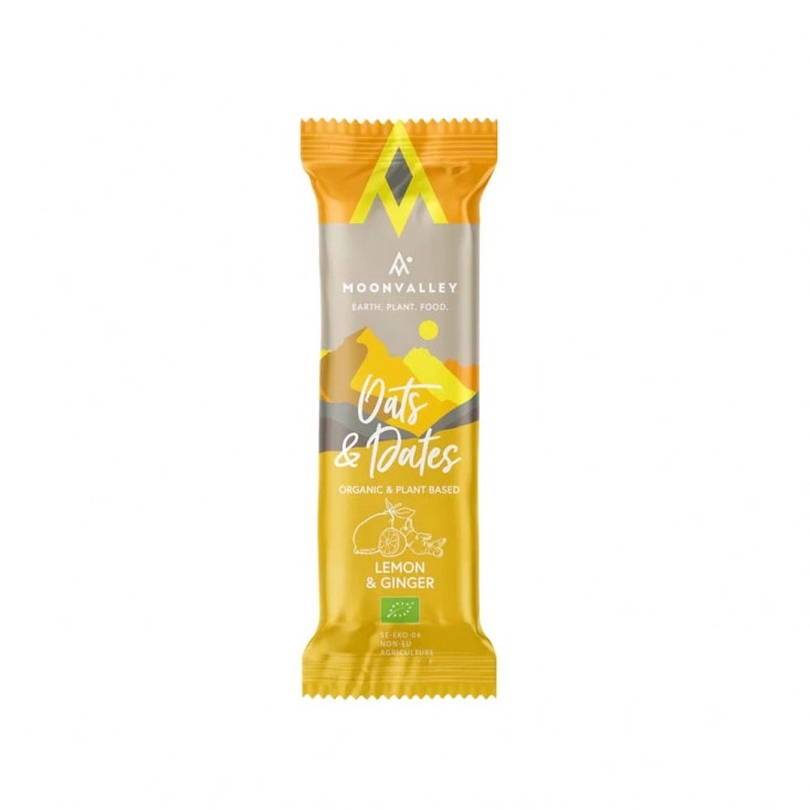 Moonvalley EKO Energibar Citron & Ingefära, 50g