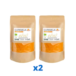 2 x re-fresh Gurkmeja EKO, 1kg