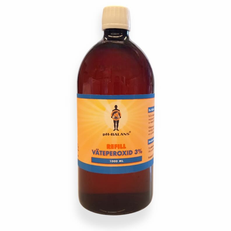 pH-Balans Väteperoxid 3% refill, 1000 ml