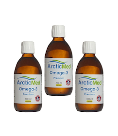 3 x ArcticMed Omega-3 Premium Lemon, 300ml