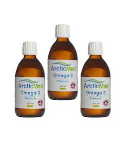 3 x ArcticMed Omega-3 Premium Lemon, 300ml