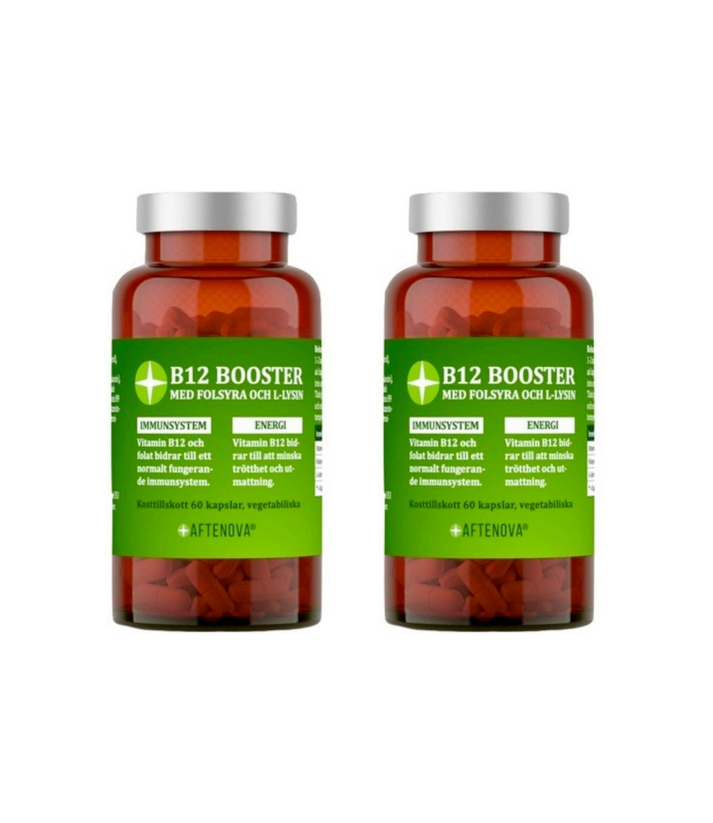 AfteNova B12 Booster, 60 kapslar