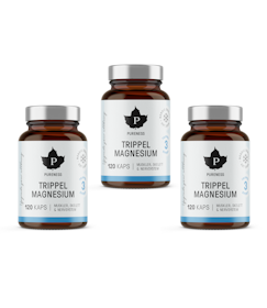 3 x Pureness Trippel Magnesium, 120 kapslar