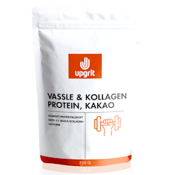 Upgrit Vassle & Kollagenprotein Kakao, 750g
