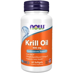 NOW Krill Oil 500mg, 60 kapslar